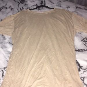 Nude oversized shirt✨